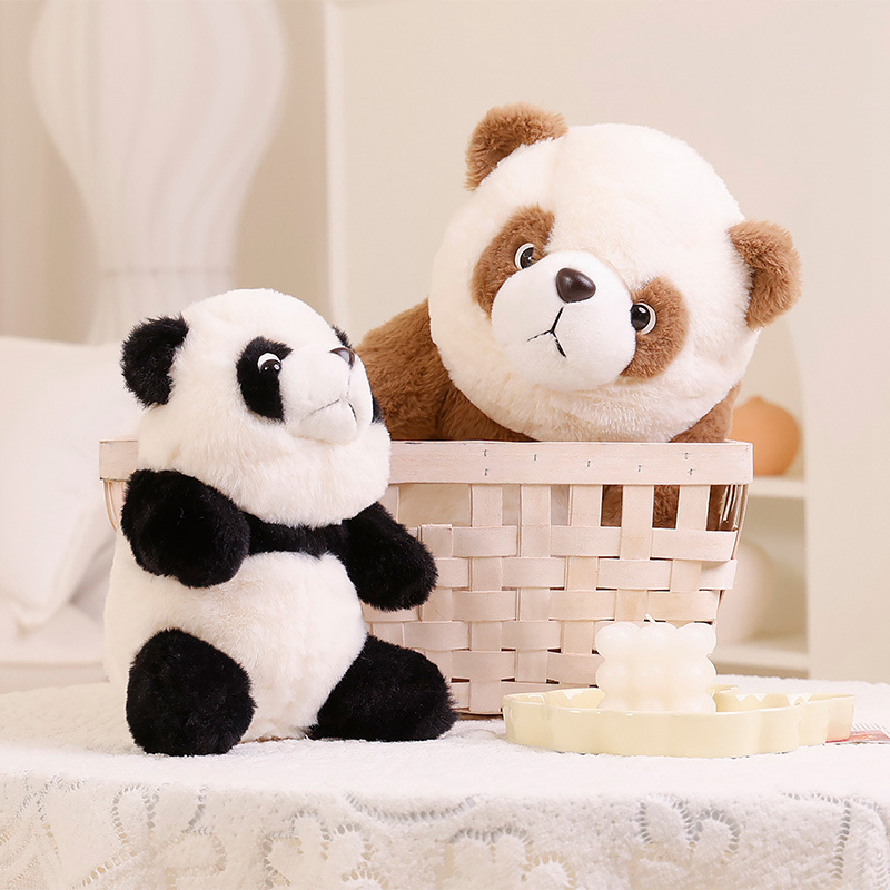 Cute Fat Panda Plush Toy Made In China Quality Assurance Furry Black And White Bear Bear Stuffed Toy Giant Panda Plush Toy