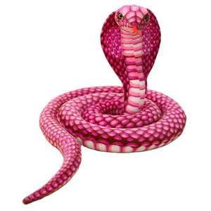 YSTPLT plush toy animals Factory sale Customized Emulational Snake  Wild With Squama Skin snake multi colors plush snake toy