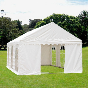 3m x 6m small white PVC marquee gazebo tents for sale without ground bars