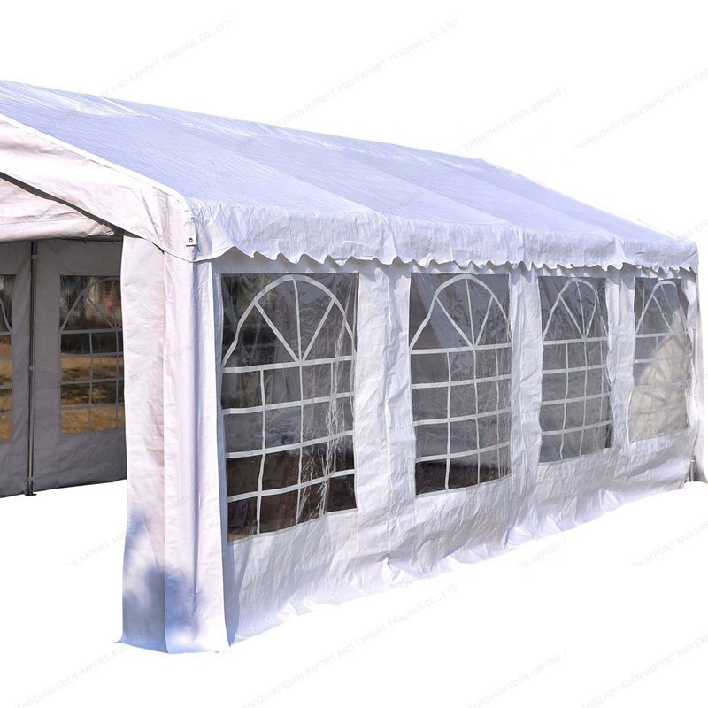 4 x 8 m small garden marquee wedding tent with wave edge