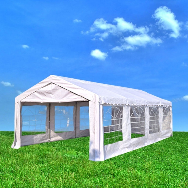 4 x 8 m small garden marquee wedding tent with wave edge