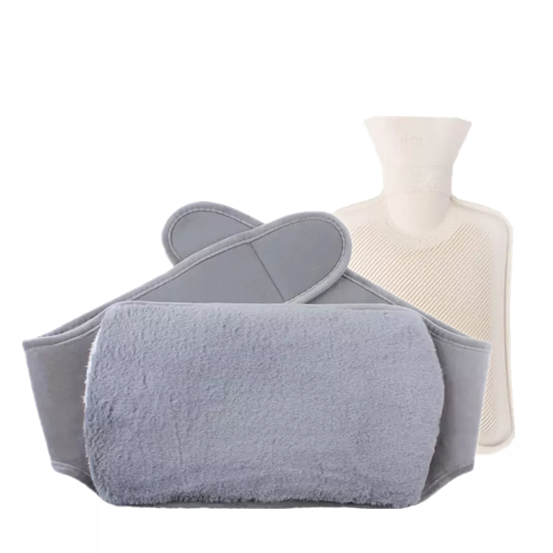 Factory Wholesale Winter Plush Belly heating pads Warming Waist belt Protection rubber Water Filled Hot Water Bottle Cover Bag