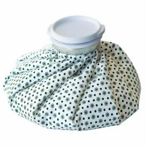 Green Snowflake Printing Fabric Ice Bag Medical PVC Waterproof Lining Medical Ice Cooling Bag 6''/9''/11''