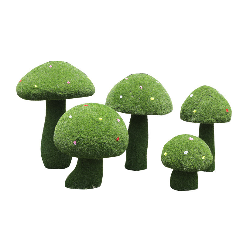 Artificial Grass Tropical Animals Synthetic Grass Turf Outdoor Decoration Ornaments Artificial Grass for Garden