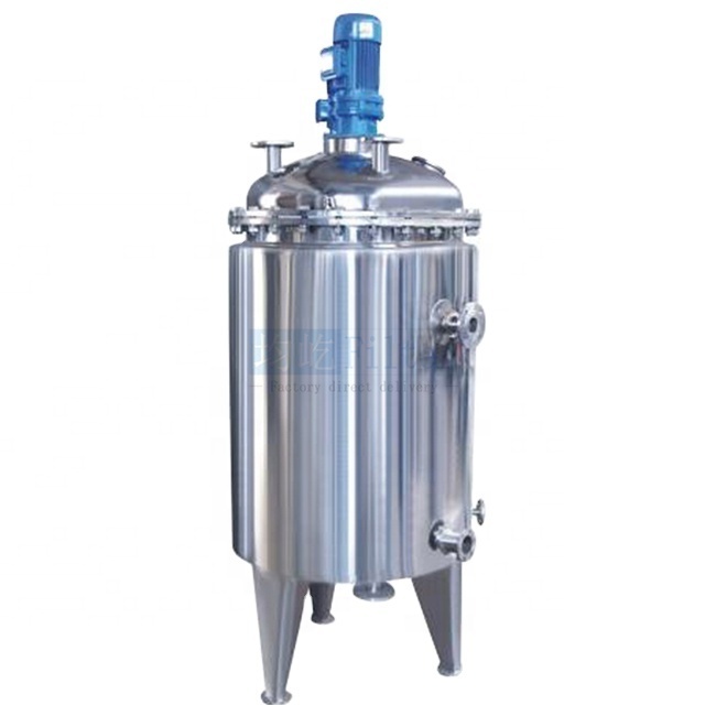 Food Grade Stainless Steel Mixing Tank with Agitator for Beverage Industry