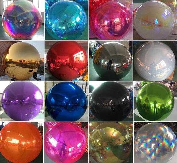 PVC Material giant inflatable Christmas ornaments mirror disco ball