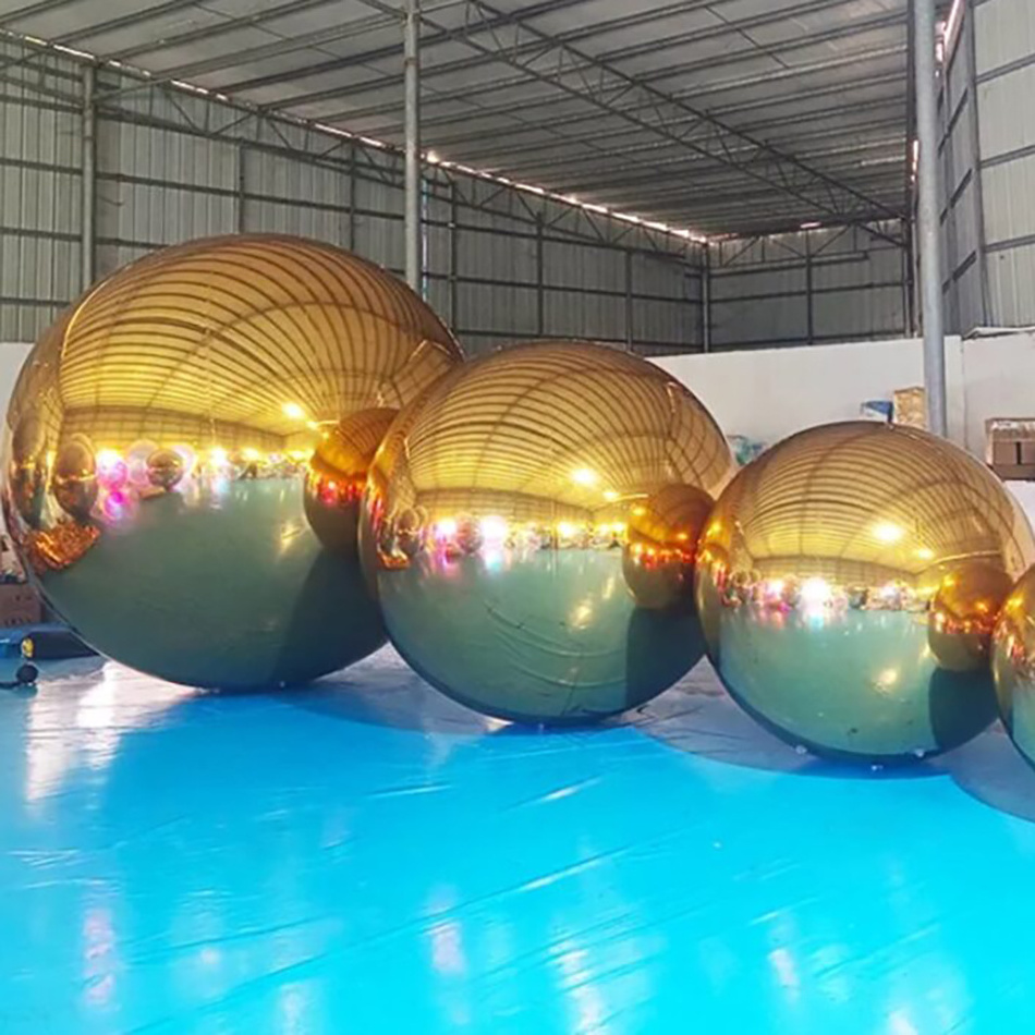 Wholesale Manufacturer Custom Balloons Giant PVC Inflatable Party Mirror Ball Sphere for Sale