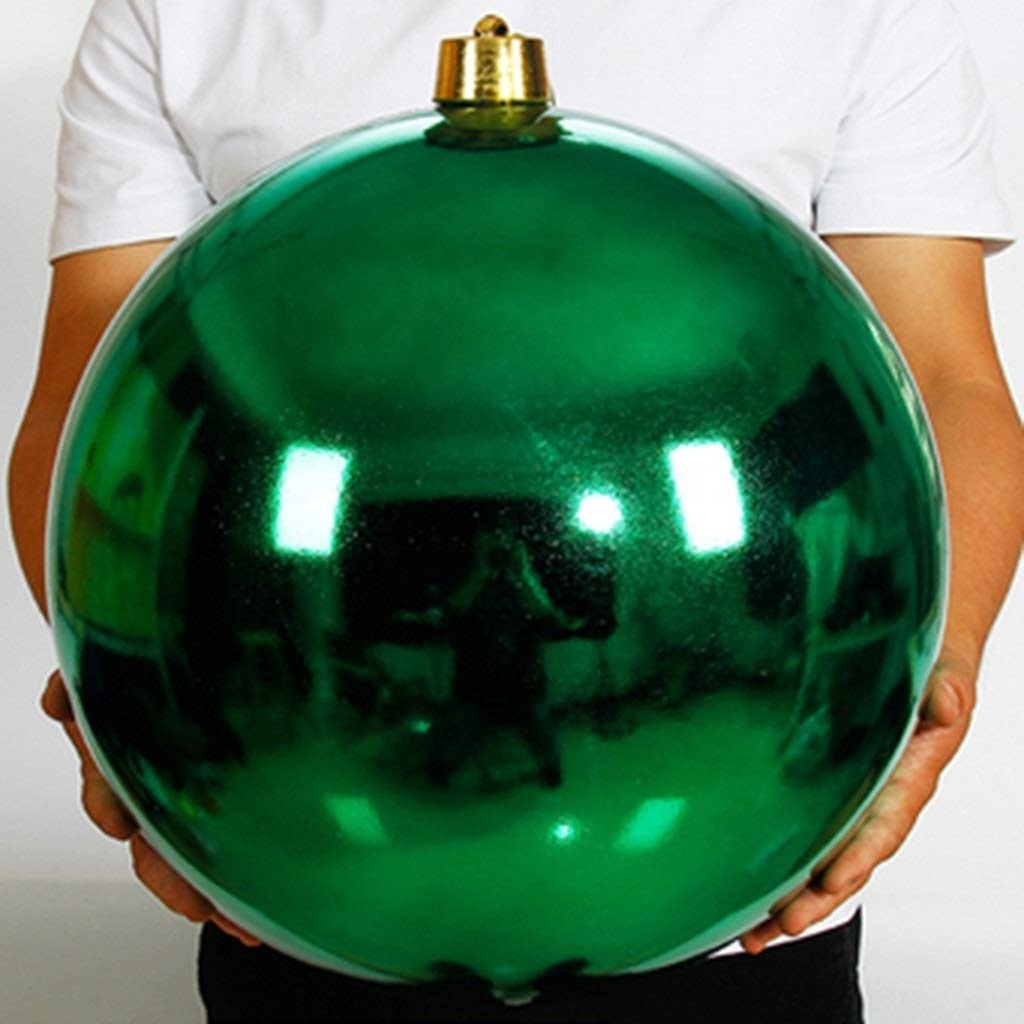 New Christmas decorations 20cm/30cm/40cm/50cm/60cm big/giant Christmas ball plastic Christmas baubles