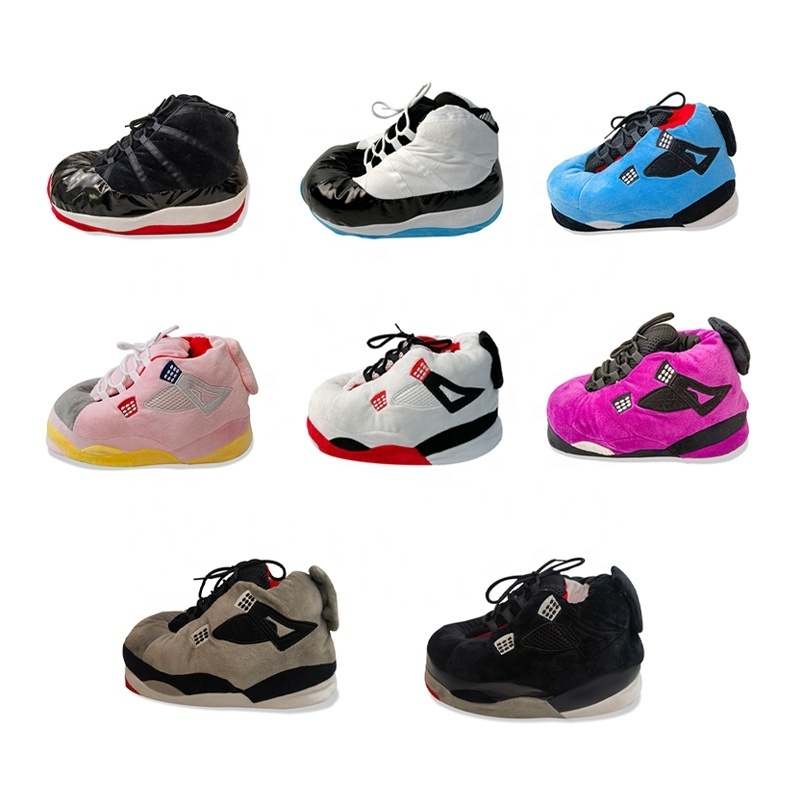 Winter Cotton Shoes Indoor Plush Slippers Warm Plush Home Sneaker Slippers Couple Unisex Shoes