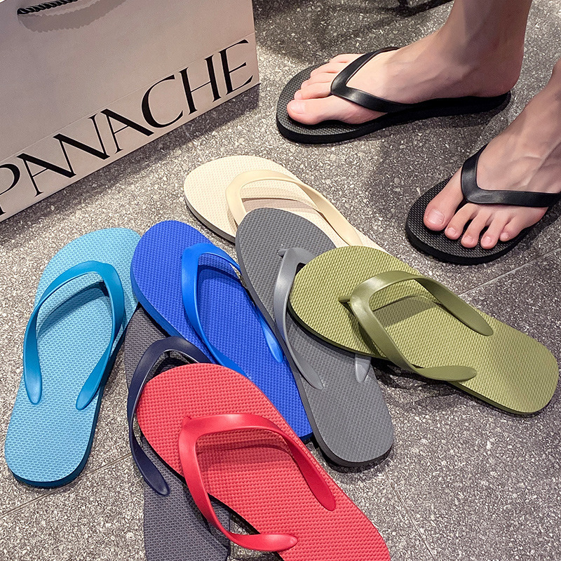 Men Sliders Low Price Summer Men's Flip-Flops Slippers Outdoor Beach Non-Slip Flipflops Thong Slippers Beach Flip Flop