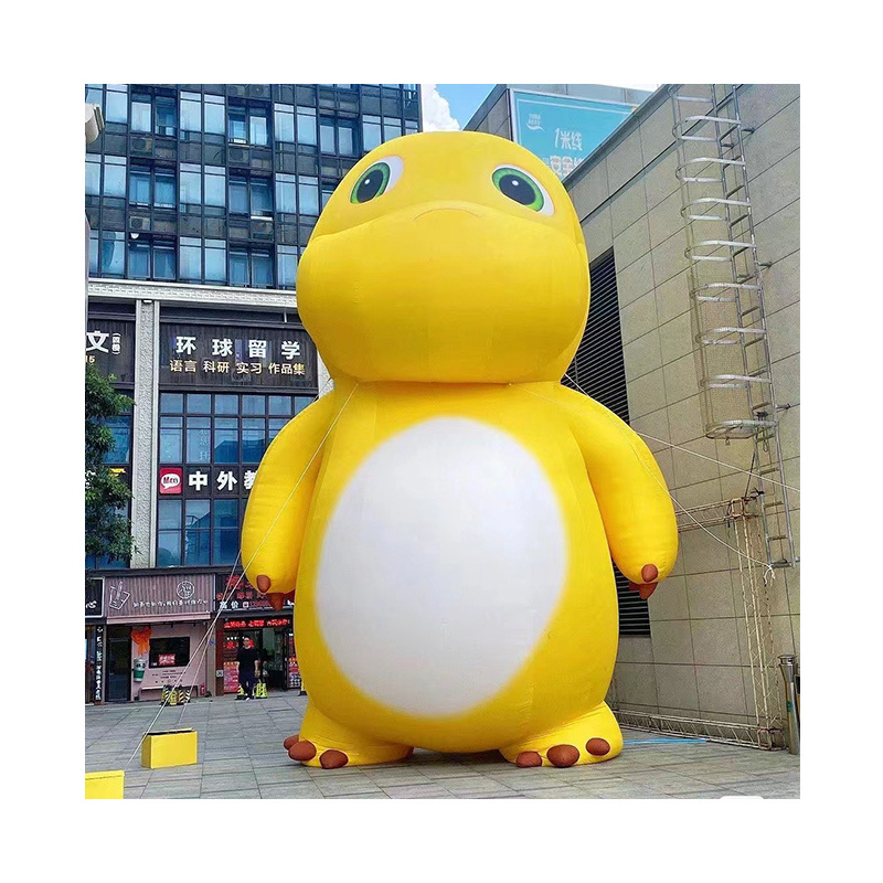 Custom Christmas Decorations Outdoor Inflatable Cartoon Character For Advertising Giant Inflatable Dinosaur