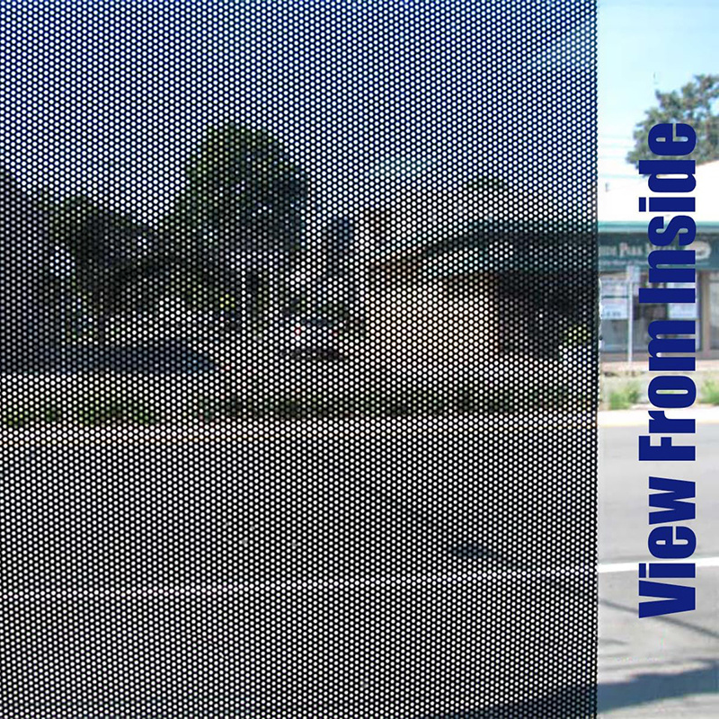 Self-adhesive Glass Decals For Windows Graphics Vinyl Window Clings Perforated Window Sticker