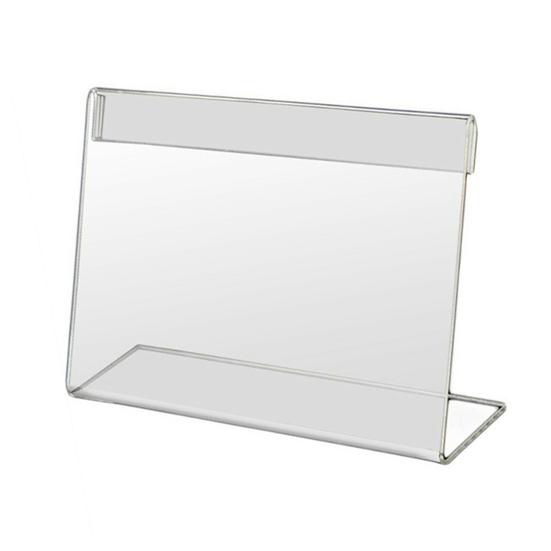 Acrylic Tabletop Display Stand A4 A3 A2 Menu Holders Acrylic Sign Holder L Shape