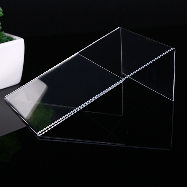 Acrylic Tabletop Display Stand A4 A3 A2 Menu Holders Acrylic Sign Holder L Shape