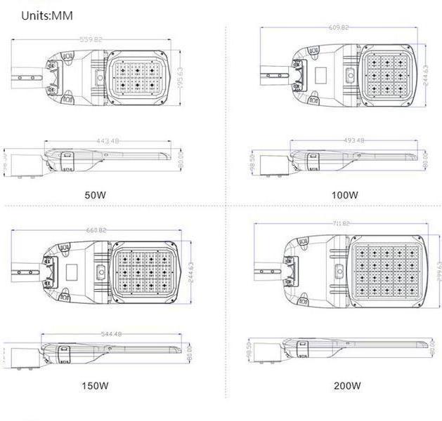 Led Street Light 100w Good Price Aluminum Led Street Light Housing