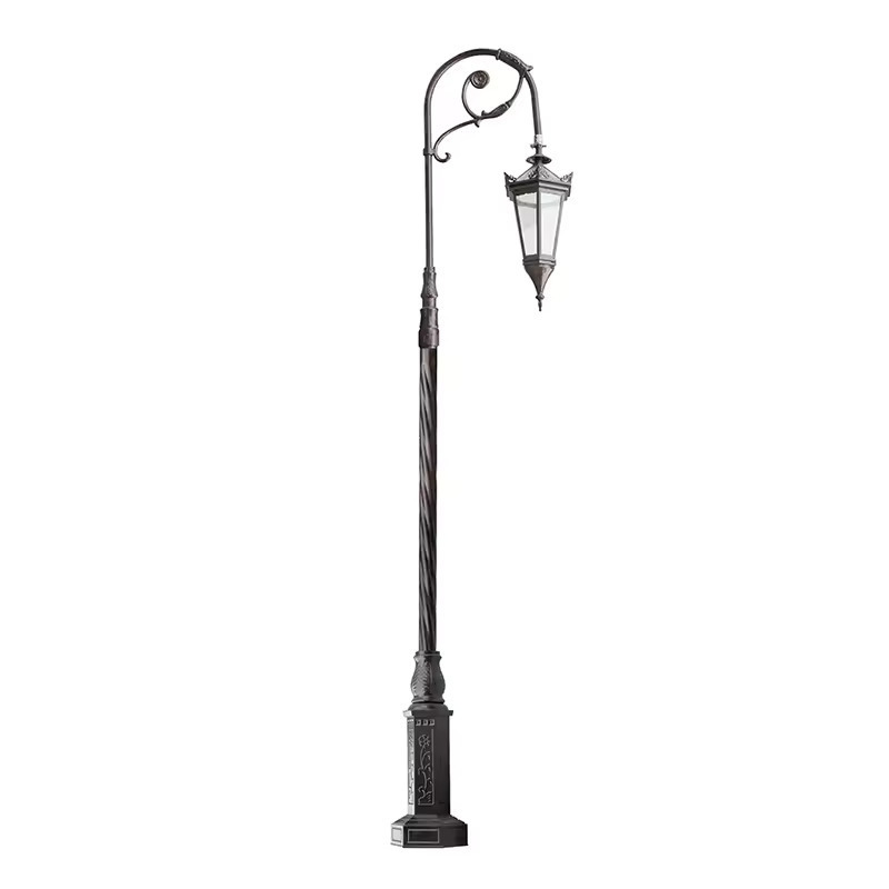 Simple outdoor landscape lighting IP65 villa community high pole street lamp 4M LED garden lamp