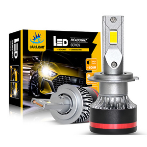 45W high power M8 three core led headlights h1 h4 h7 h11 9005 9006 car led headlight bulb high quality auto lighting systems