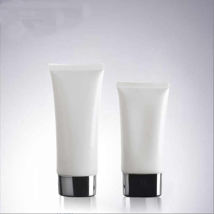 Empty Tube Skin Care Lotion Massage White Plastic Tube PE squeeze Tube Manufacturer Cosmetic Packaging 20g40g60g80g100g