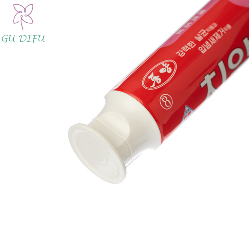 Custom toothpaste tube container packaging biodegradable squeeze aluminum plastic empty round tubes