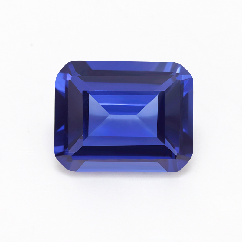 Yinzheng wholesale nano gemstone oct step cut tanzania nano loose gemstone blue color nano