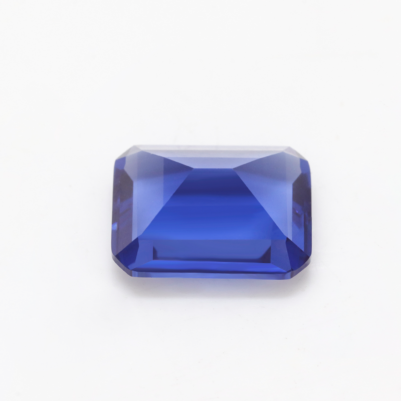 Yinzheng wholesale nano gemstone oct step cut tanzania nano loose gemstone blue color nano