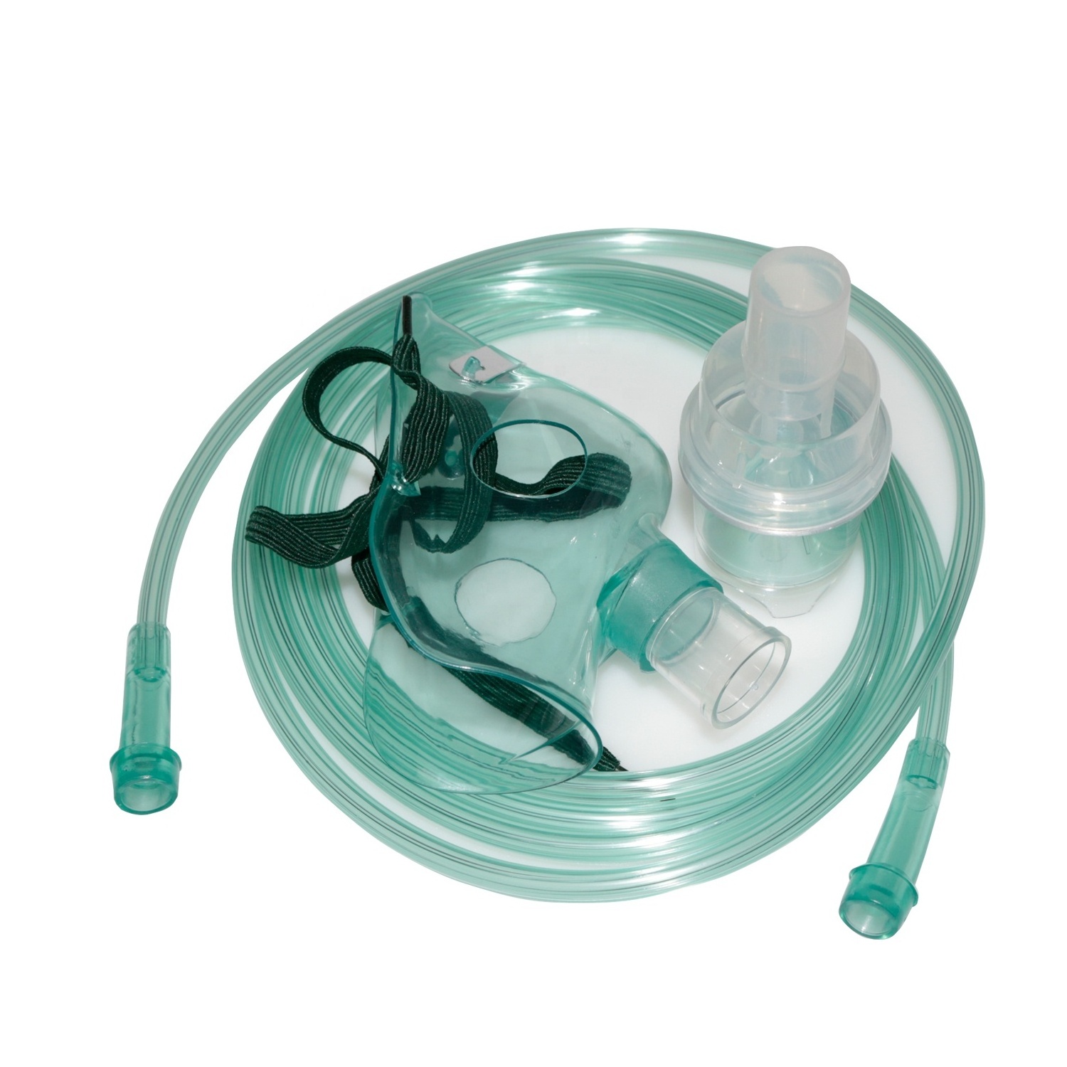 Green Color Disposable Oxygen Nebulizer Mask And Tubing