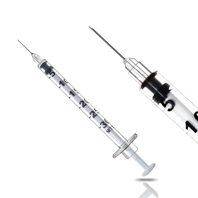 0.3ml Free Sterile Disposable Medical Insuline Pen Injection Syringe With Needle 30g 31g 1/2