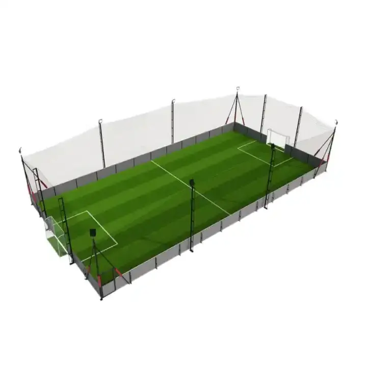 Popular Welcome Football Soccer Field Cage Full Standard Size Football Pitch Artificial Grass for Soccer Field