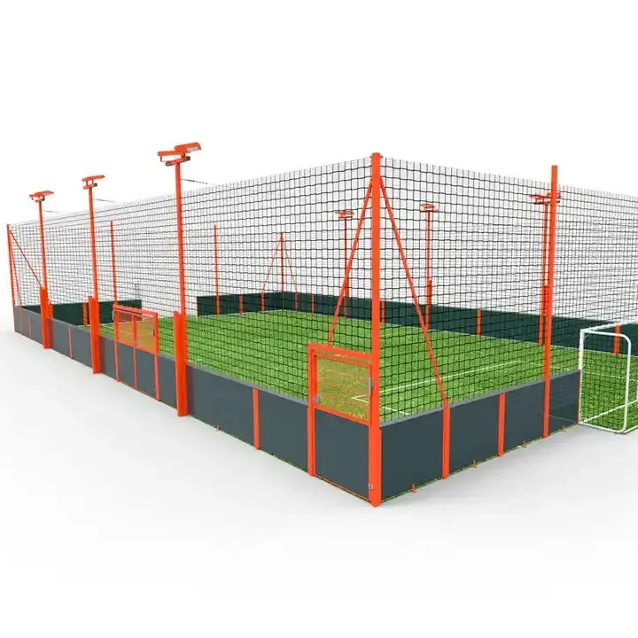 Popular Welcome Football Soccer Field Cage Full Standard Size Football Pitch Artificial Grass for Soccer Field