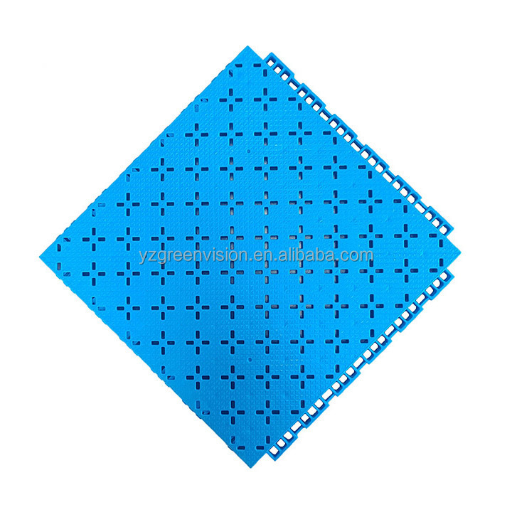 Extremely Durable Anti-slip Outdoor Badminton Tiles for Custom Basketball Sport Courts Floor Mat