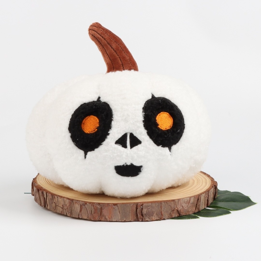 New Arrival Halloween Plush Toy Halloween White Skeleton Pumpkin Toy