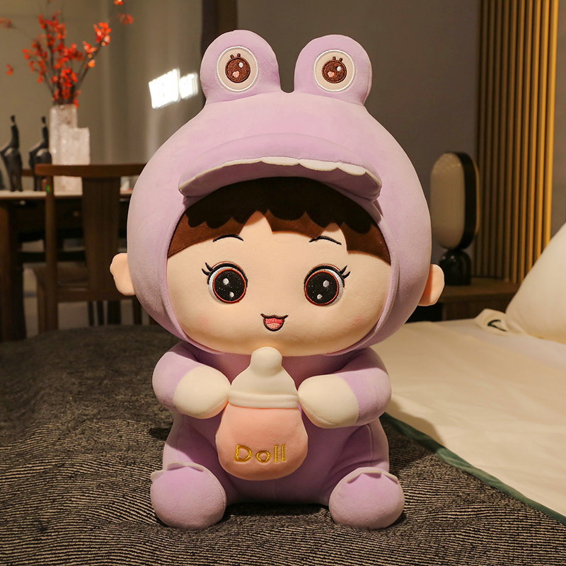 High Quality Custom New Arrival Bottle Doll Plush Toy Creative Personalized Baby Bottle Doll Plush Stuffed Toys