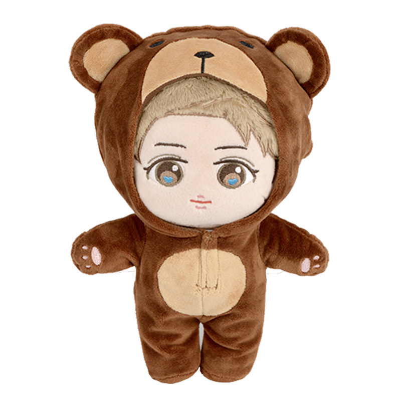 New Fashion Lovely Stand Up Custom Stuffed Small Plush Toys Soft Dolls Custom Korean Star Doll Kpop Plush Idol Doll