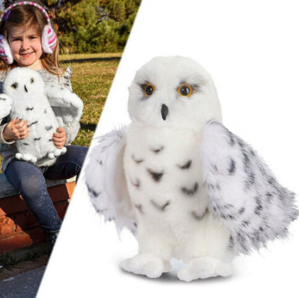 Hot Selling Owl Premium Snowy White Plush Large 12inch Adorable Owl Plush Stuffed Toy