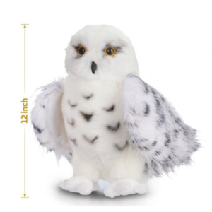 Hot Selling Owl Premium Snowy White Plush Large 12inch Adorable Owl Plush Stuffed Toy