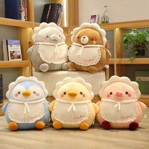 Cartoon Pig Penguin Seal Duck Bear Plush Toys Stuffed Doll Lovely Animal Children Doll