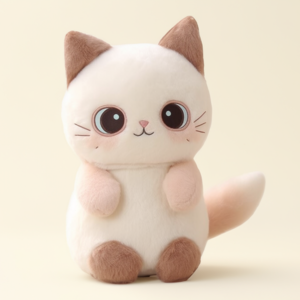 Custom wholesale cute stuffed animal soft cartoon cat plush pillow