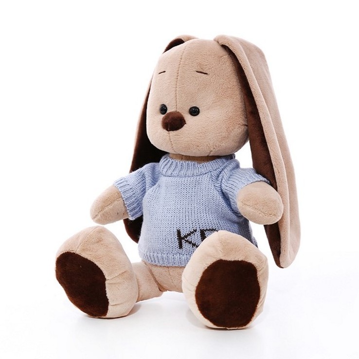 40cm creative couple rabbit plush toy with long ears factory supply baby plush rabbit