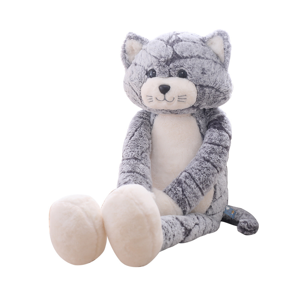 50cm Black Gray Animal Plush Toys Lovely Anime Cat Doll Birthday Gift for Children cat doll Cat Plush Toy