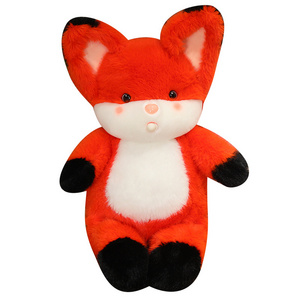 Soft Fox Brown Bear Plush Toy Kawaii Stuffed Animals Doll Out Door Toy for Kids Easter Gifts Plush Fox Bear Toy