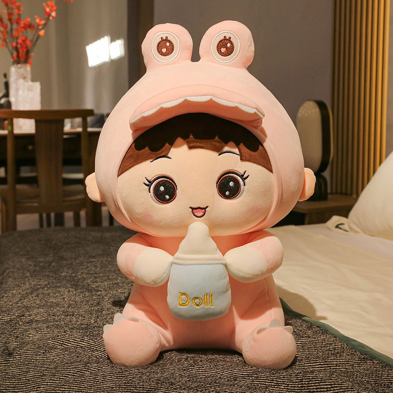 High Quality Custom New Arrival Bottle Doll Plush Toy Creative Personalized Baby Bottle Doll Plush Stuffed Toys