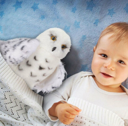 Hot Selling Owl Premium Snowy White Plush Large 12inch Adorable Owl Plush Stuffed Toy