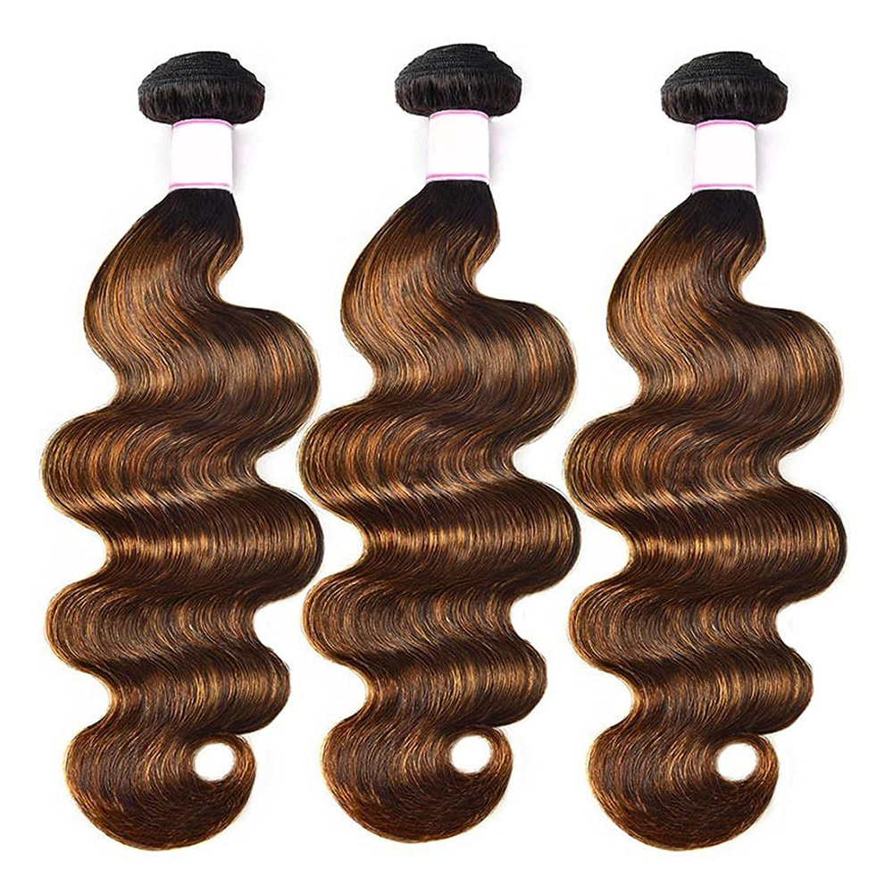 Cheap Price Ombre Highlight Brazilian Body Wave Virgin Hair 3 Bundles ,Ombre Blonde Remy Human Hair Wavy Weaves Hair Extensions