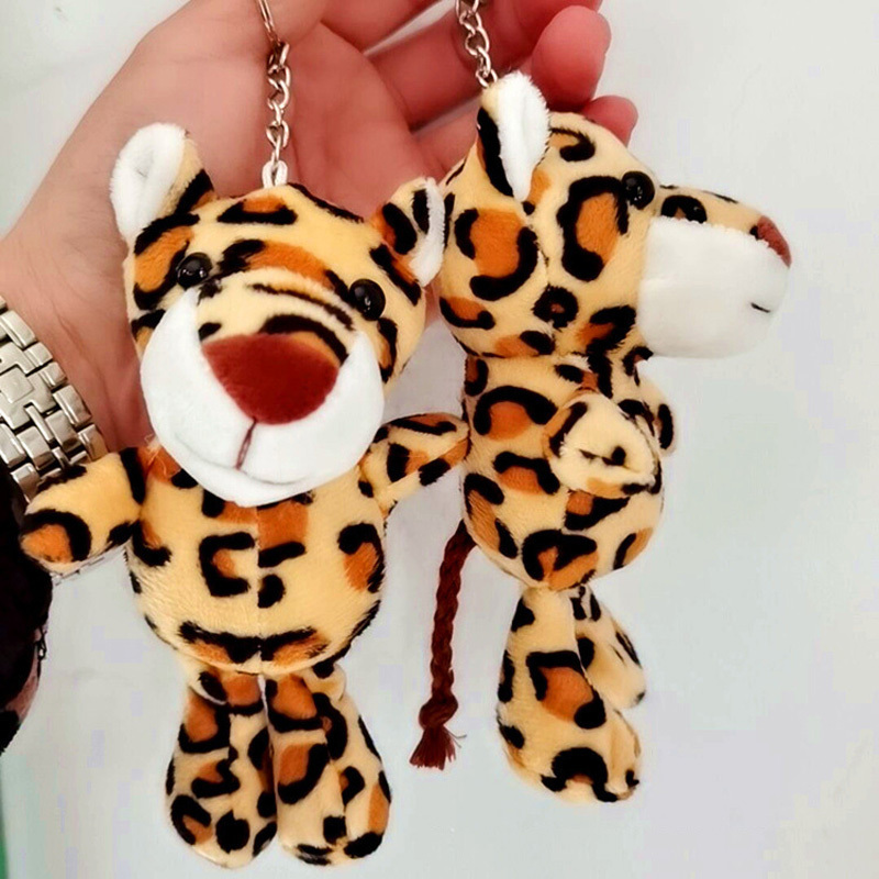 Stuffed Jungle Animals Mon Tiger Elephant Soft Toys Customized Cheap Plush Animals Chain Toys Promotion