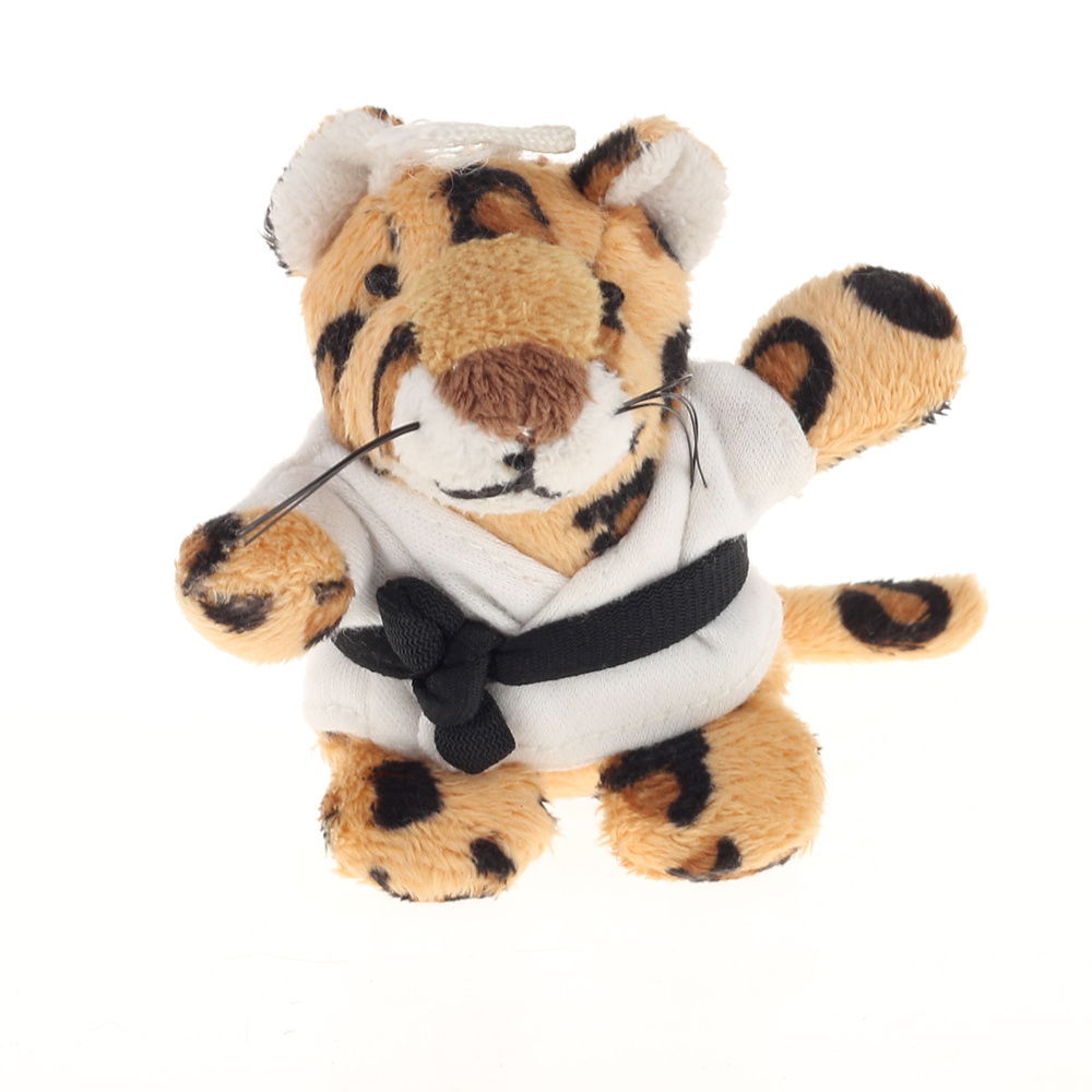 Custom Taekwondo uniform plush keychain stuffed animals toys promotion gift