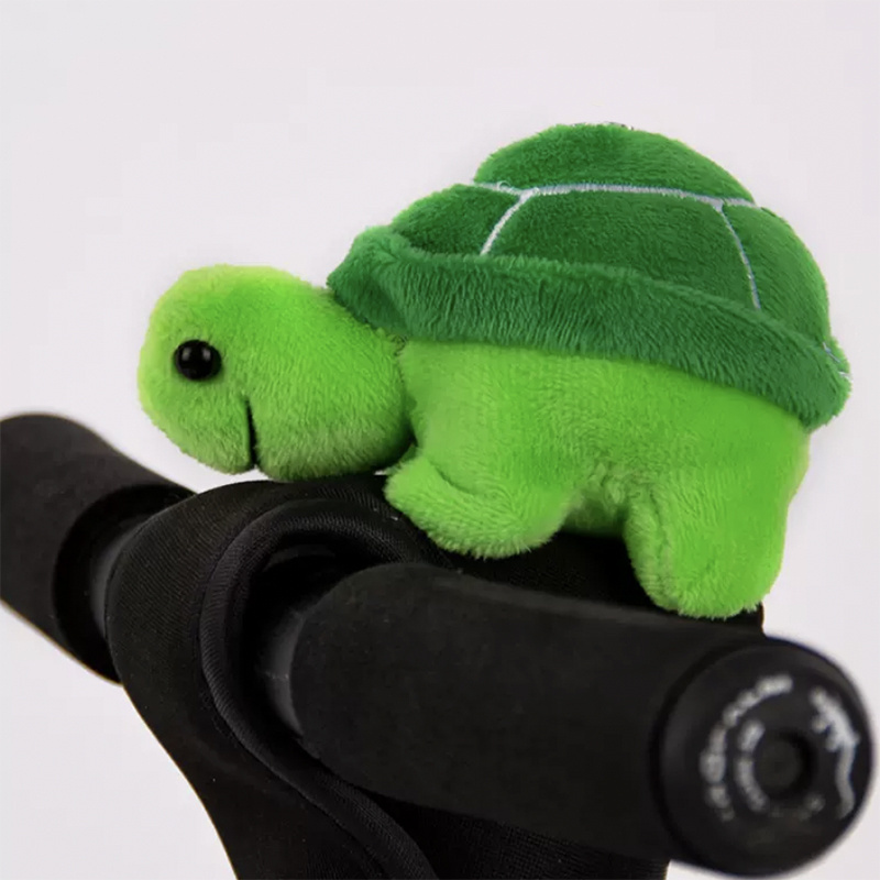 Custom kids bike handle bar protect cover kids bicycle accessories stuffed animals plush toy