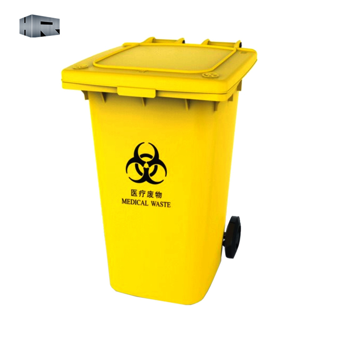 4 wheels plastic outdoor garbage bin waste wheelie bin dumpsters plastic waste bin manufacturer