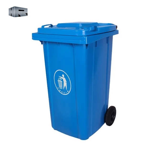 4 wheels plastic outdoor garbage bin waste wheelie bin dumpsters plastic waste bin manufacturer