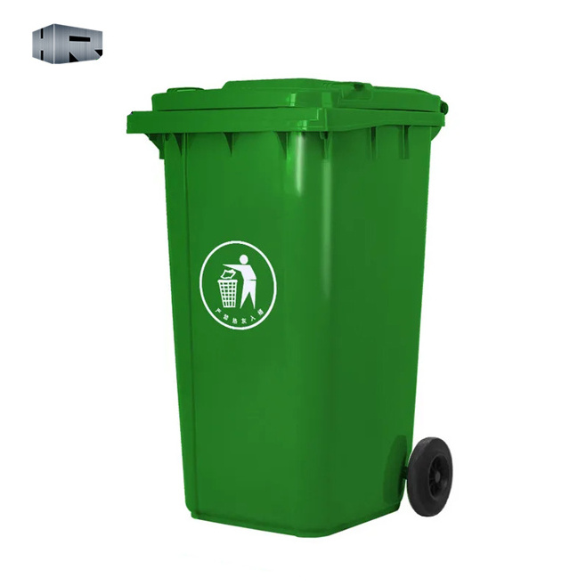 4 wheels plastic outdoor garbage bin waste wheelie bin dumpsters plastic waste bin manufacturer