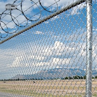 Competitive-priced Diamond Wire Mesh Fence Galvanized Or PVC-coated Steel Metal Chain Link Fence